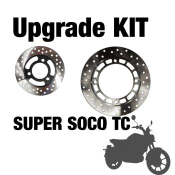 Brake Disc Upgrade Kit Super Soco TC front and rear